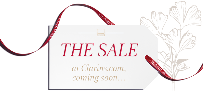 THE SALE at Clarins.com